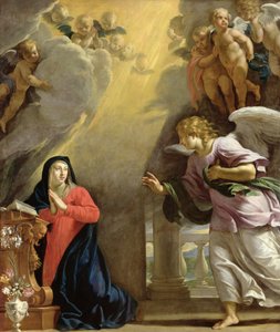受胎告知 作： Philippe de Champaigne